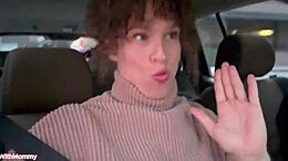 Stepmother seduces stepson in public bathroom and gives him a facial