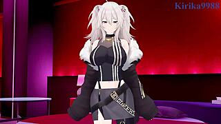 HoloLive VTubers Shishiro and Momosuzu in steamy 3D hentai action