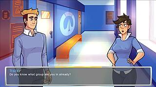 Hentai3D: Tracer and Mei in a hot 3D animated video