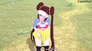 Watch Mei Nancy's titjob and blowjob in Pokemon