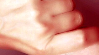 Close up and personal with a blonde beauty as she gets poked by a big cock