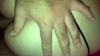Sandy's big ass gets tanga treatment in doggy style