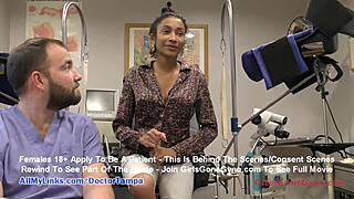 Gyno exam turns into wild orgasmic experience for Miss Mars