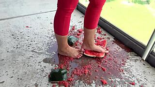 Femdom and fetish with a hot woman Carla in POV style
