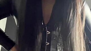 They dominate you to eat your sperm in this hot Joi video