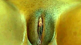 The jamaican teacher is rubbing her fat cameltoe