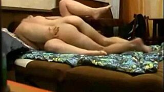 Cheating wife caught on hidden cam while getting fucked