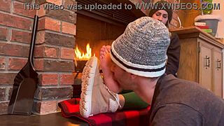 Ski instructors' feet worshipped in high-definition erotic videos