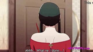 3D animated hentai with a shower scene and cowgirl position