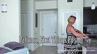 Goddess Brianna, patience is a virtue especially in foot fetish and cock worship