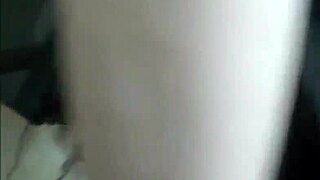 Nerd goes big cock hunting and finds natural tits to worship